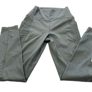 RBX Gray Leggings with Ribbed Detail